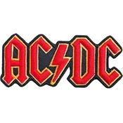 AC/DC Cut Out 3D Logo Iron-On Patch