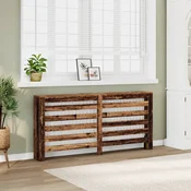 Vidaxl Pokrov za radiator starinski les 175x20x82 cm inženirski les
