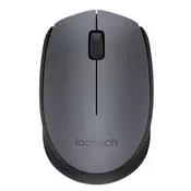 Logitech M170 Bežicni miš, Opticki, 1000 DPI, Crni