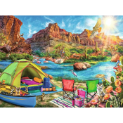 Ravensburger - Puzzle Canyon Camping - 1 500 dijelova