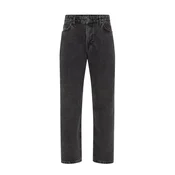 WE Fashion Kavbojke črn denim