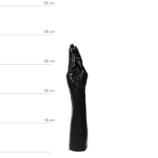 Dildo v obliki roke All Black 39 cm