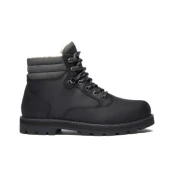 Timberland za moške. TB0A6CFXW021 Britton Road Vodoodporni usnjeni škornji s toplo podlogo Black (42), Črna, Ravna stran, Čip