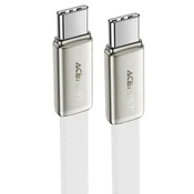 Punjac i podatkovni 60W USB-C na USB-C kabel Acefast C24-03 - 1.2m - white