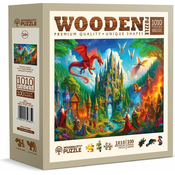 WOODEN CITY Lesena sestavljanka Fantasy Castle 1010 kosov