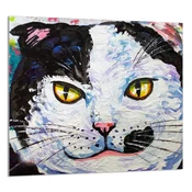 shumee STEKLENA PLOŠČA ZA KUHINJO 65x60 Cat