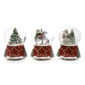 Viter novogodišnja vodena kugla muzicka santa star 15 cm ( 50342 )