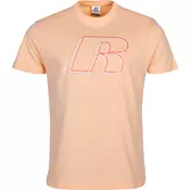 Russell Athletic R OUTLINE - S/S CREWNECK TEE SHIRT, muška majica, narancasta A30731