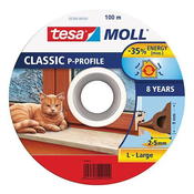 Tesamoll profilno tesnilo P, 9 mm, rjavo, 100 m