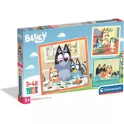 Clementoni - Puzzle 3x48 Bluey - 40 - 99 kosov