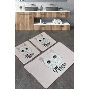 Lessentiel Maison Set 3 prostirke za kupatilo Šareni