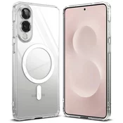 Ovitek Ringke Fusion Magnetic za Samsung Galaxy S25 Edge - clear