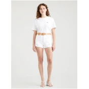 LEVI'S JEANS SHORT WOMAN WHITE