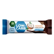 Topnatur Low Carb ploščica, kokos v temni čokoladi, 40 g