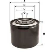 shumee WIX filtri 51189E oljni filter BT5 P550580 SO008 OP569 W1130 H205W01