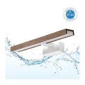 Brilagi-LED Kopalniška LED osvetlitev za ogledalo WOODY MIRROR 3v1 LED/8W/230V 40 cm IP44 bela/hrast