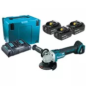 MAKITA LXT power set 198844-1 (DGA504Z, 3xBL1850, DC18RD, Makpac)