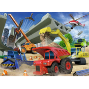 Ravensburger Puzzle Gradbena vozila 60 kosov