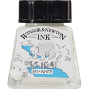 Črnilo za risanje belo 14 ml Winsor & Newton