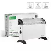 Konvektorska grijalica Green Tech 2000W HCS-2000 – 3 stupnja grijanja, 20 m2, bijelo-crna
