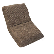 Sharp Fit elasticna presvlaka za fotelju bez rukohvata braon ( ART005732 )