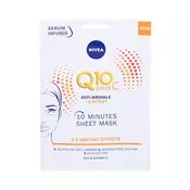 Nivea Q10 Plus C 10 Minutes Sheet Mask maska za lice za sve vrste kože 1 kom