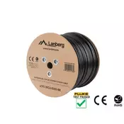 Lanberg Lanberg LCF5-30CU-0305-BK omrežni kabel, črn, 305 m, Cat.5e F/UTP (FTP) za uporabo na prostem