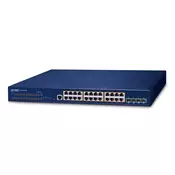 PLANET Layer 3 24-Port 10/100/1000T Managed L3 Gigabit Ethernet (10/100/1000) 1U Blue