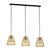 Eglo 43867 - Luster na sajli AYESGARTH 3xE27/40W/230V