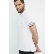 Polo majica Tommy Hilfiger za muškarce, boja: bijela, bez uzorka, MW0MW34780