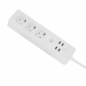Tellur Wi-Fi pametna razdelilna letev, 3x 220, 4x USB, 2200 W, 10 A
