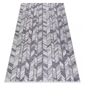 eoshop Preproga SISAL SION Srebrna 22180 ravnega prepleta ecru/modra/roza ( - Velikost: 140x190 cm)