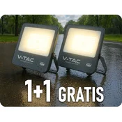V-TAC LED reflektor 100W, 11480lm, CREE CHIP, črn, 1+1 gratis! Barva světla: Dnevna bela