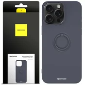 Spacecase SPACECASE SILIKONSKI OVITEK RING ZA IPHONE 15 PRO MAX ČRN, (21962674)