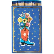 Paddywax Large Rectangle Matches Cowboy Boot vžigalice 120 kos