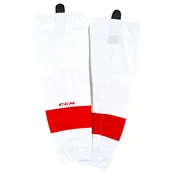 Hokejske nogavice CCM XSP Detroit Red Wings White Intermediate