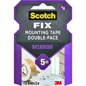 SILA Dvostranski montažni trak za kopalnico 19 mm x 1,5 m