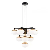 JOSEPHINE LUSTER 10×E27/LED/230V O73,5 cm CRNI (Kopija)