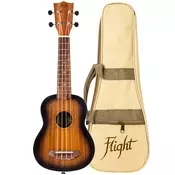 Flight NUS380 Amber Soprano ukulele sa torbom