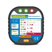 Pancontrol Preizkuševalec šuko vtičnic, PAN SCHUKOtest FI, optična-LED signalizacija, 1/1, (R3)