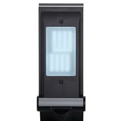 LED namizna svetilka MAULoptimus, srebrna, podstavek s sponko, zatemnitev CCT - Študija/pisarna - Sodobni - anodiziran aluminij, črna barva