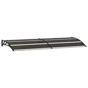 MAISON CHIC Nadstrešek - Senčniki za vrata črn 240x75 cm PC, (22039612)