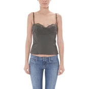 JOHN GALLIANO GREEN WOMEN'S TOP