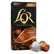 Douwe Egberts L`OR caramel Nespresso compatible 10 coffee capsules Dom