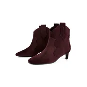 L37 HANDMADE SHOES Gležnarji TEXAS WIND burgund