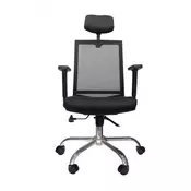 Kancelarijska stolica FA-6070 od mesh platna - Crna
