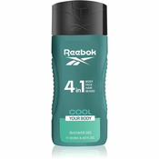 Reebok Cool Your Body osvježavajuci gel za tuširanje 4 u 1 za muškarce 250 ml