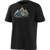 Smartwool Peak Bagger Active Short Sleeve Graphic majica, črna (M)