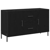 Vidaxl Strani šal Črna Orehovina 100 x 36 x 60 cm Konstruiran les