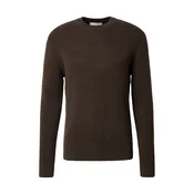 SELECTED HOMME Pulover SLHTHEO čokolada